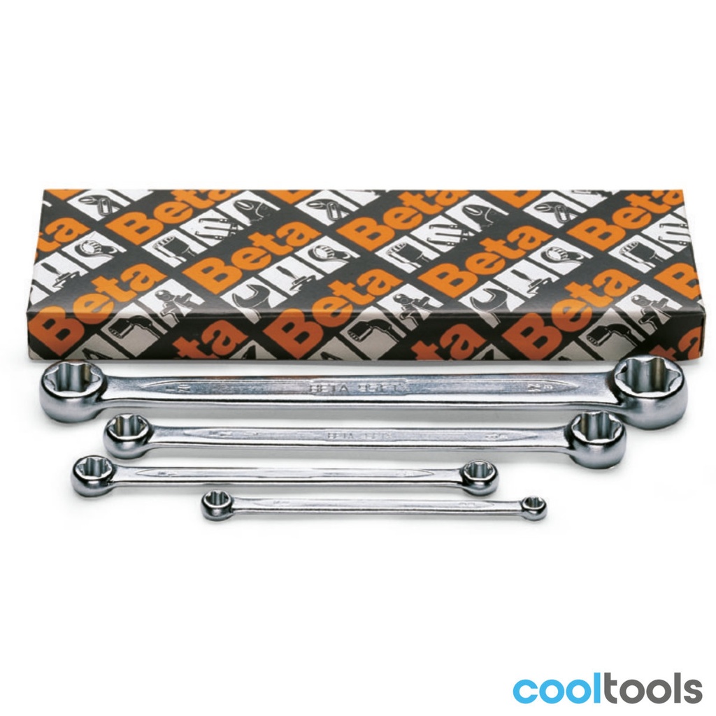 [000950325] Beta 95FTX/S | 4-delige set platte e-torx-ringsleutels - 000950325