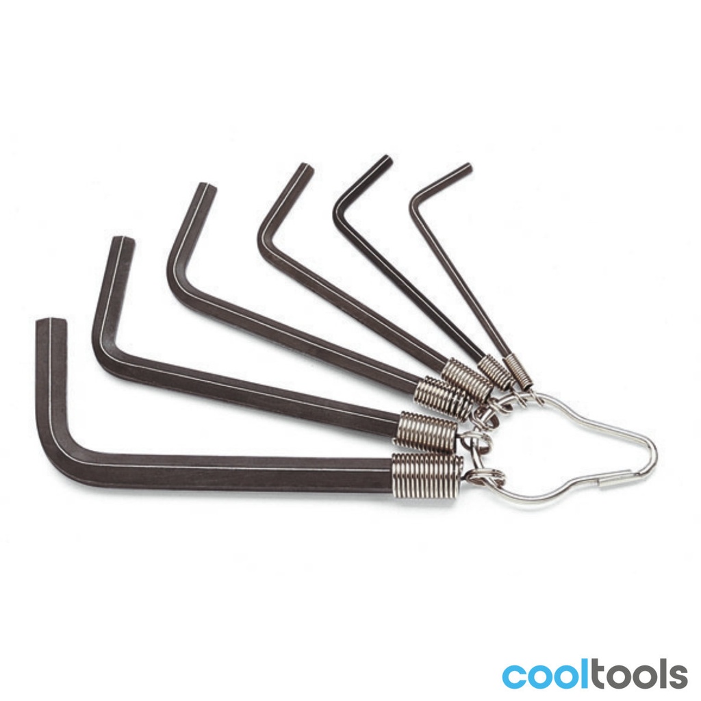 [000960640] Beta 96N/ST | Set gebogen inbussleutels gepolijst, met ring - 000960640