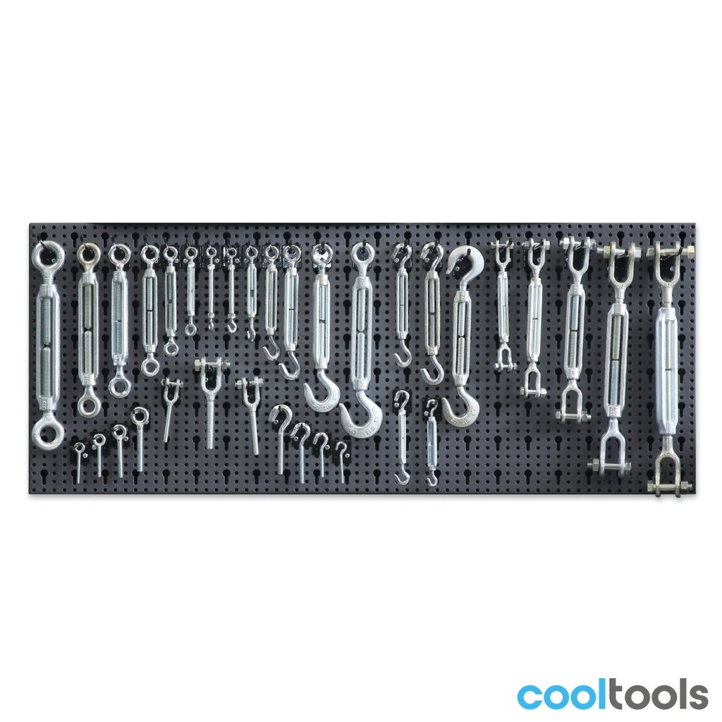 SHOPinShop 8600 R/11 | Robur assortiment van 374 staalkabelaccessoires, met haken zonder paneel - 086000011
